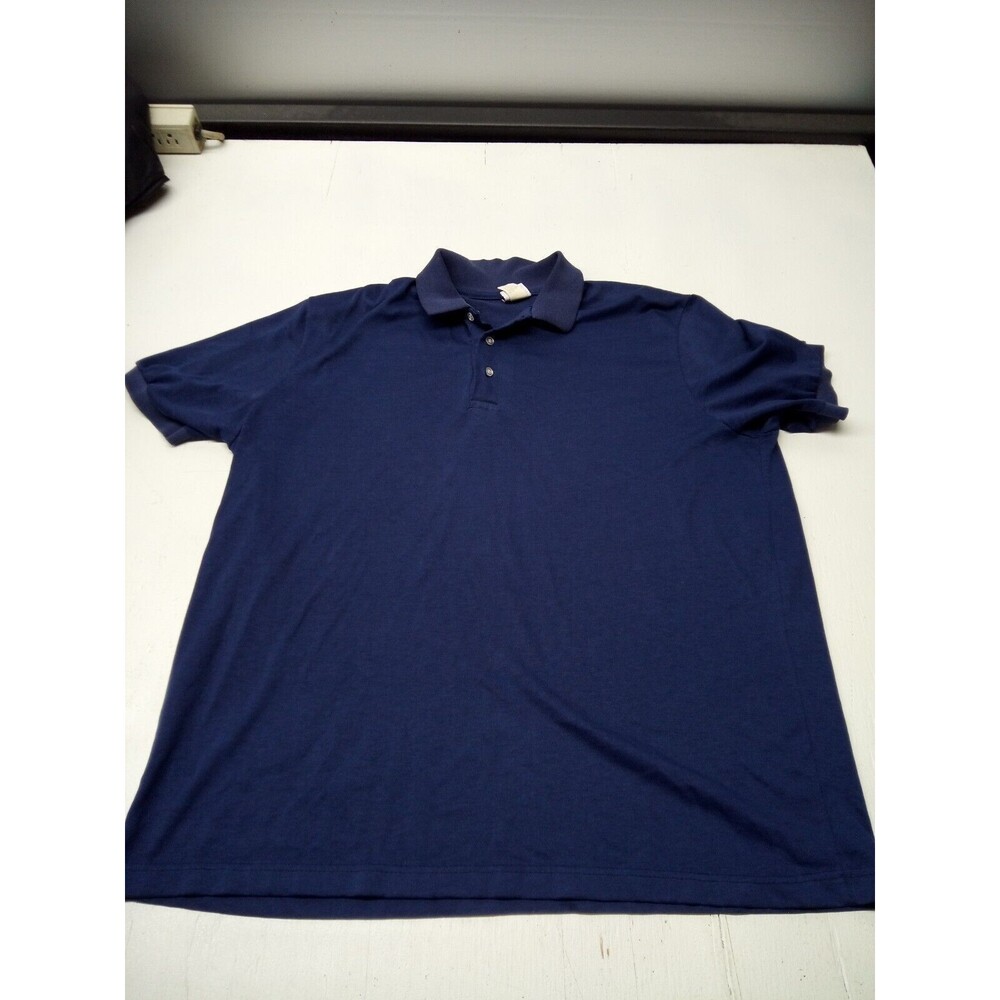 Men's Hartwell Golf Polo Shirt Lightweight Short Sleeve Casual, Blue SZ XXL